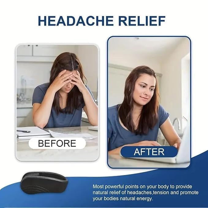 Market Fairy Sugar Control LI4 Acupressure Point Clip | Headache, Migraine &Tension Relief | Light Weight (Pack of 2)
