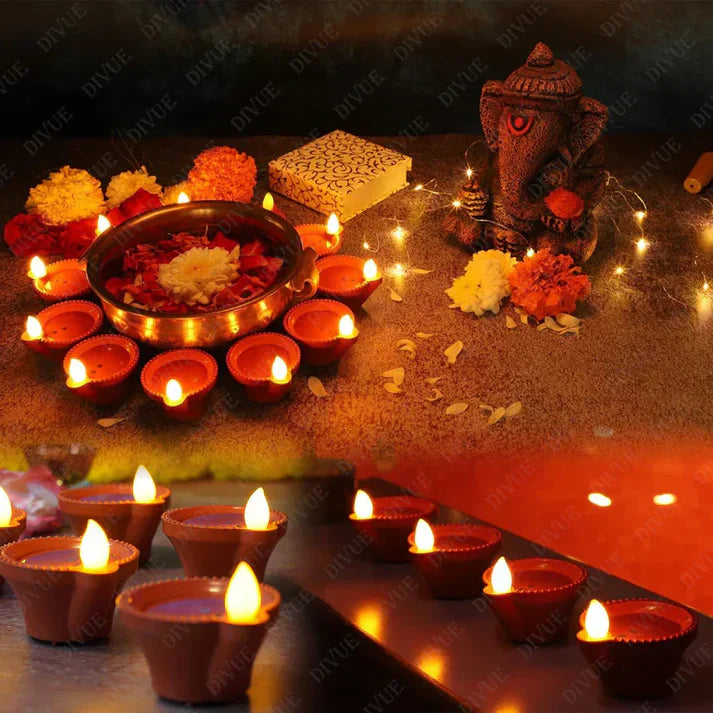 🪔 Reusable Diya Light with Water Sensor