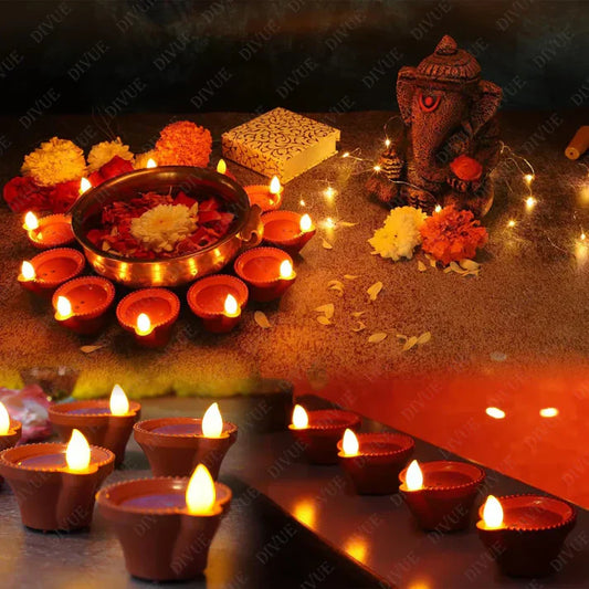 🪔 Reusable Diya Light with Water Sensor